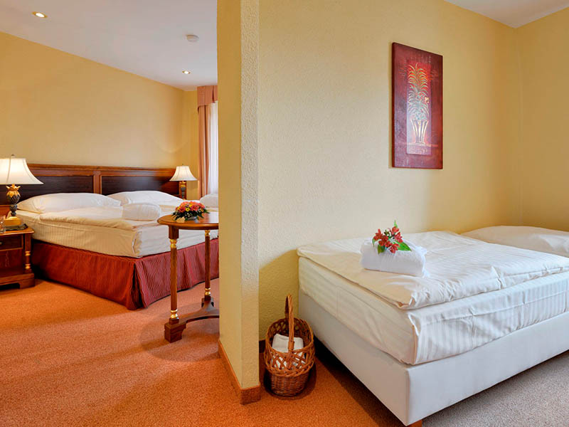 Třílůžkový pokoj Deluxe hotel Continental