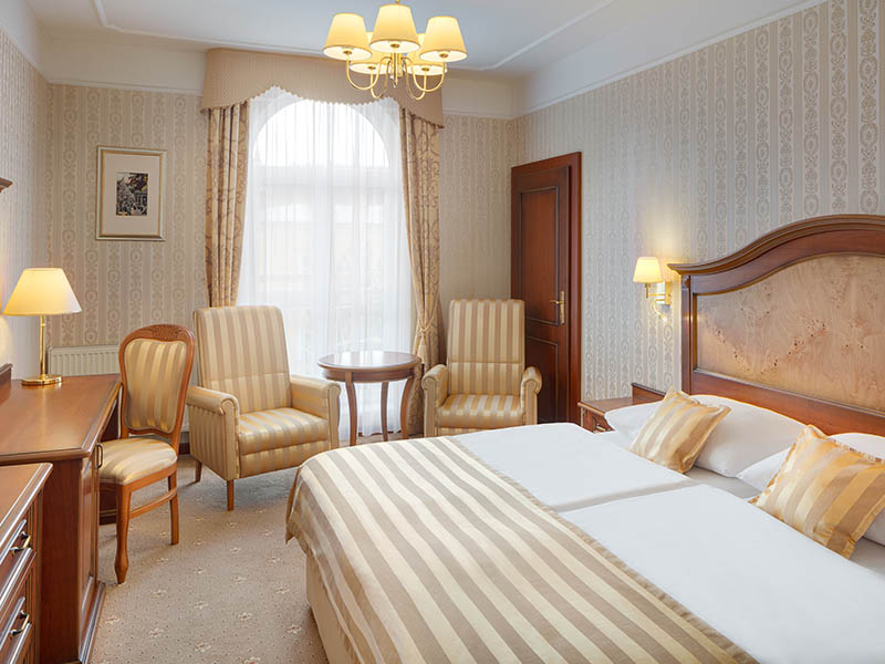 Dvoulůžkový pokoj Superior de luxe hotel Nové Lázně