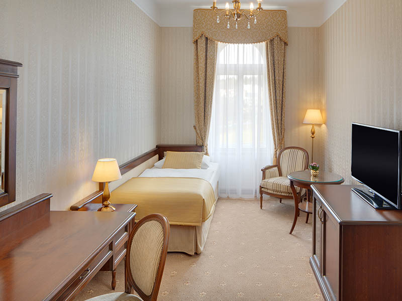 Jednolůžkový pokoj Superior de luxe hotel Nové Lázně